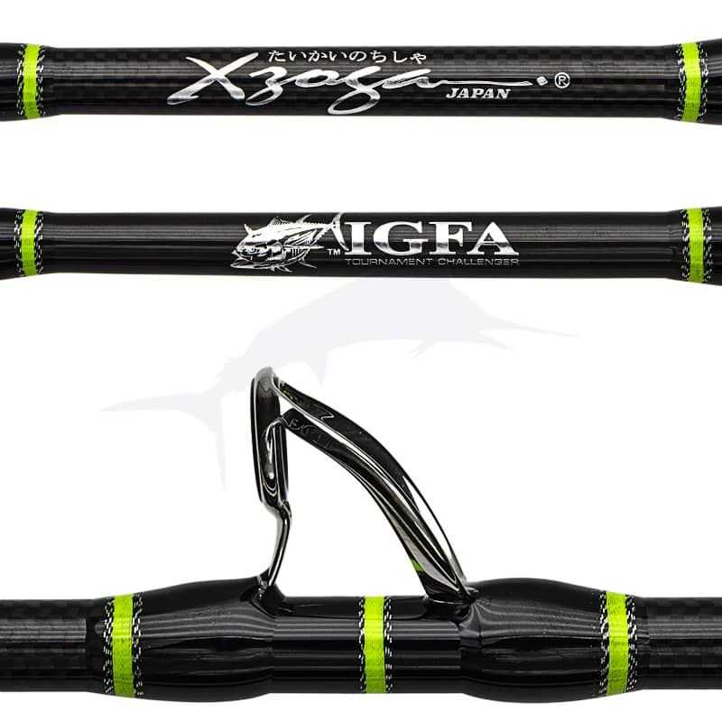 Xzoga Custom Fuji SiC - IGFA (International Game Fish Association) 50LB-SPR Jigging Rod