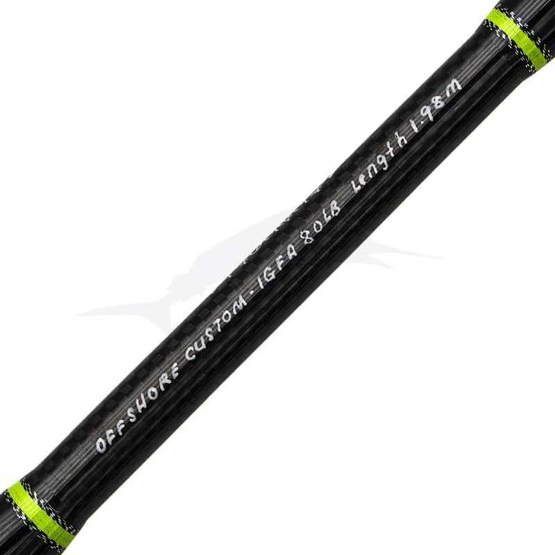 Xzoga Custom Fuji Sic - IGFA (International Game Fish Association) 80LB-SPR Jigging Rod