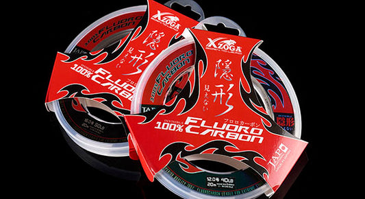 خيط فلوروكربون شفاف Xzoga FC100%، 0.45 مم، 30 متر - 25 رطل